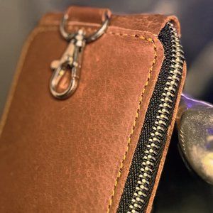Leather pouch Key holder wallet